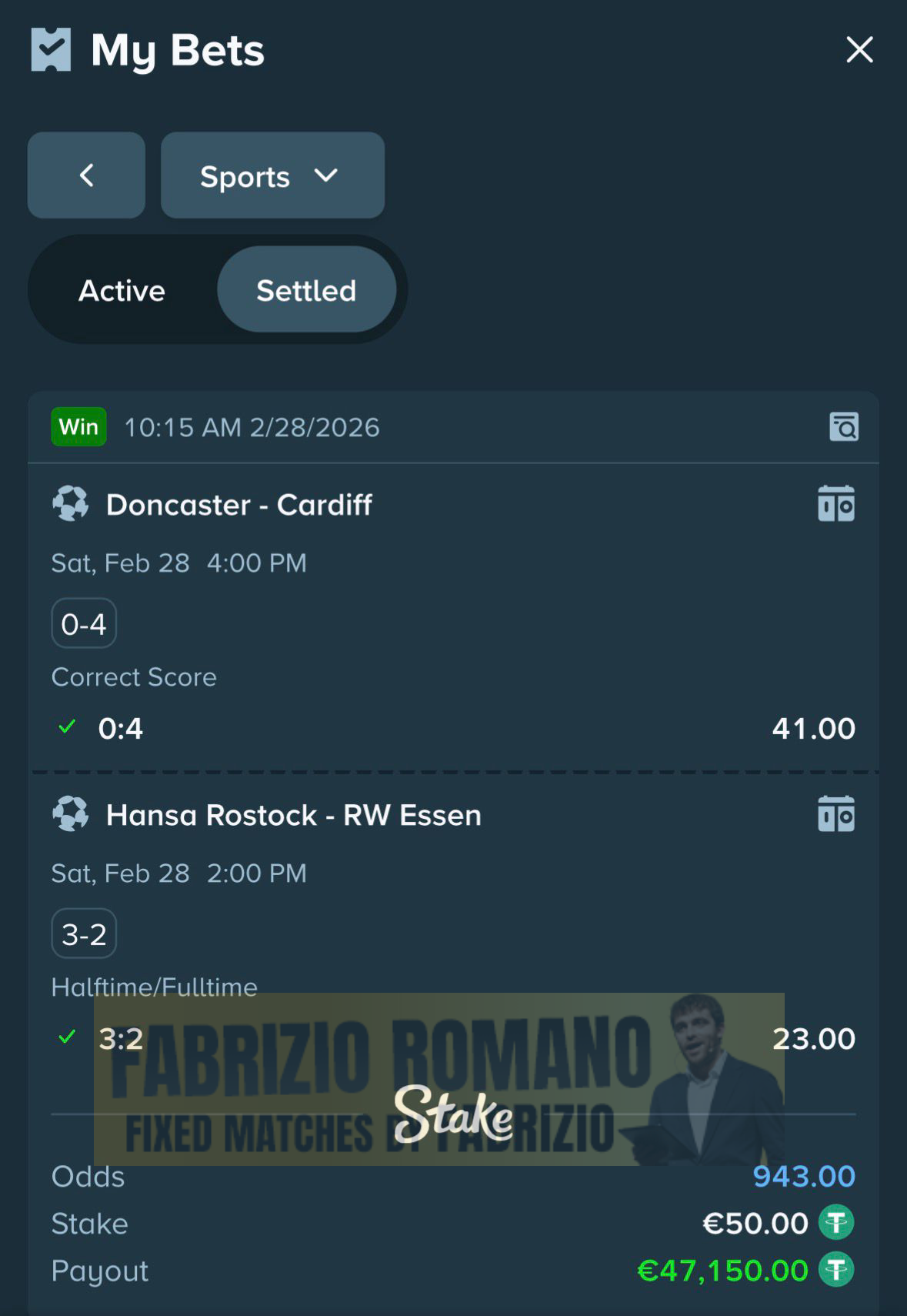 exact score fixed matches 28.02.2026