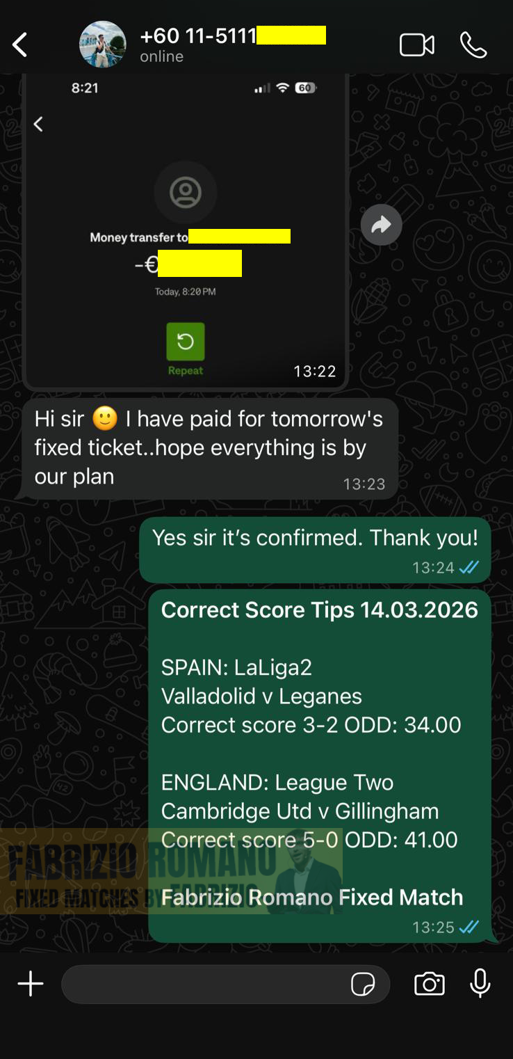 correct score fixed matches ticket 07.03.2026