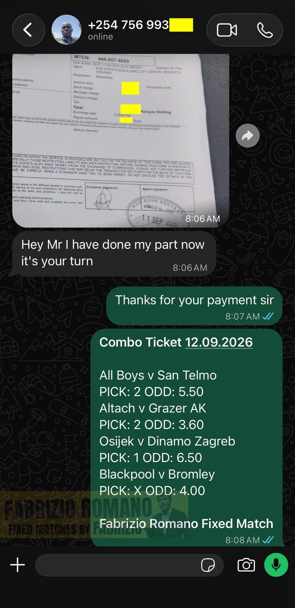 vip combo ticket 12.09.2026