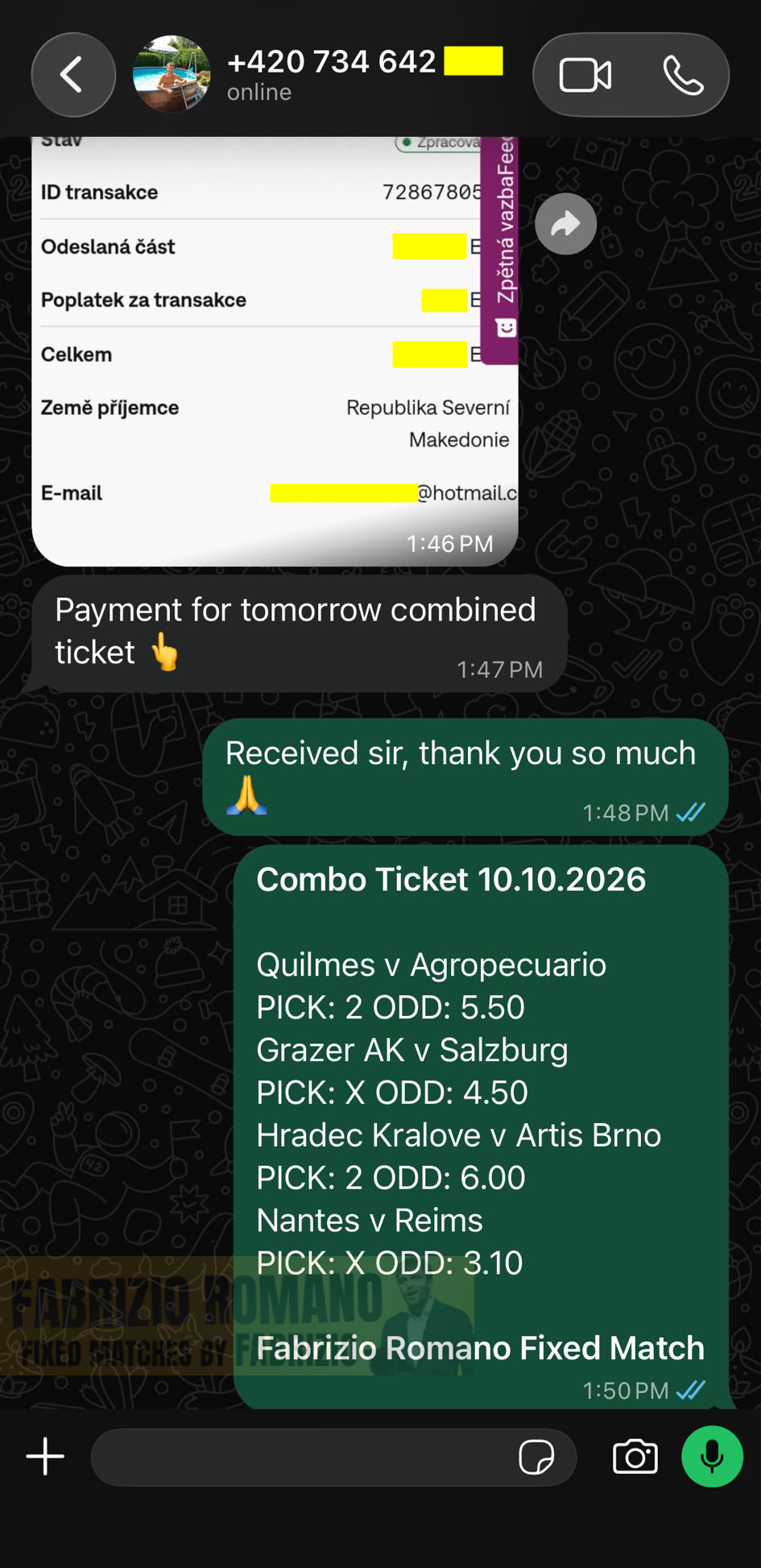 vip combo ticket 10.10.2026