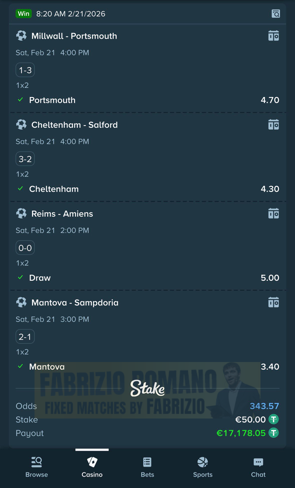 best tips 1x2 21.02.2026