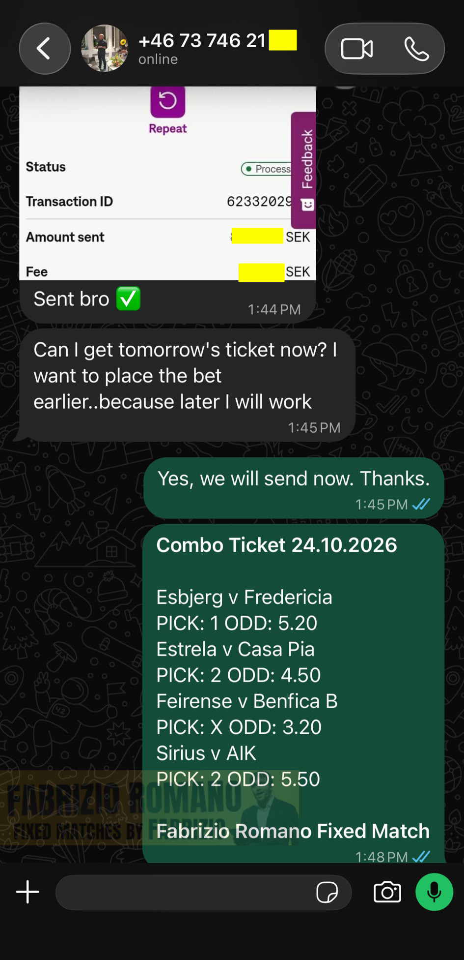 vip combo ticket 24.10.2026