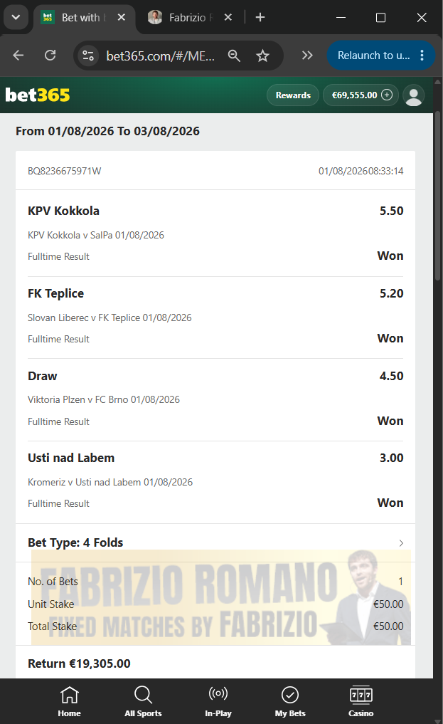 best tips 1x2 01.08.2026
