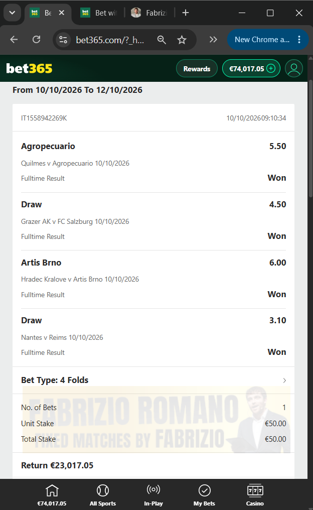 best tips 1x2 10.10.2026