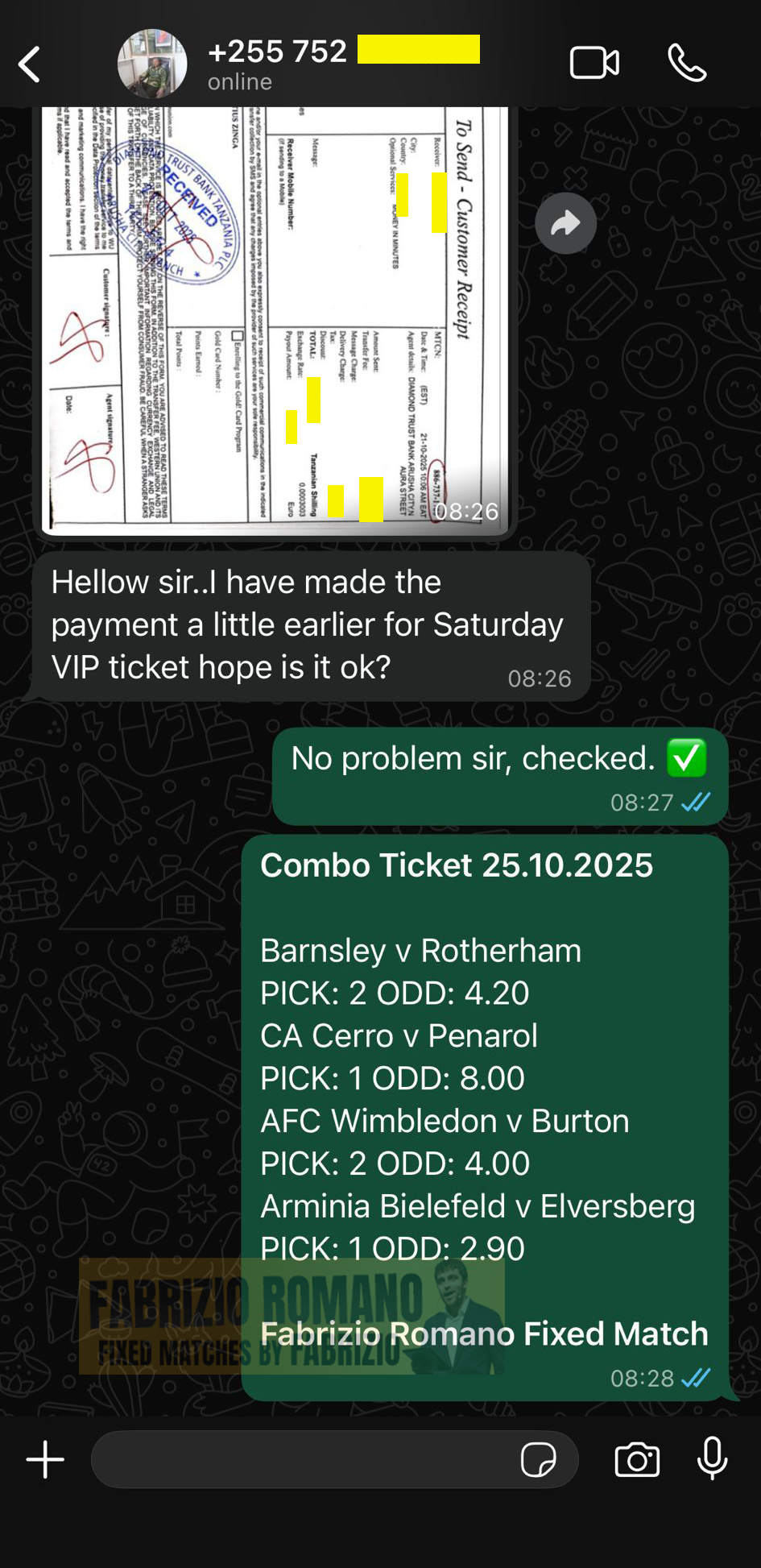 vip combo ticket 25.10.2025